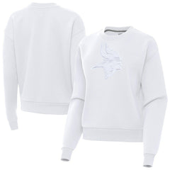 Minnesota Vikings Antigua Women's Victory Pullover Sweatshirt - White - NFL