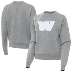 Washington Commanders Antigua Women's Victory Pullover Sweatshirt - Heather Gray - NFL
