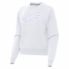 Philadelphia Eagles Antigua Women's Victory Pullover Sweatshirt - White - NFL