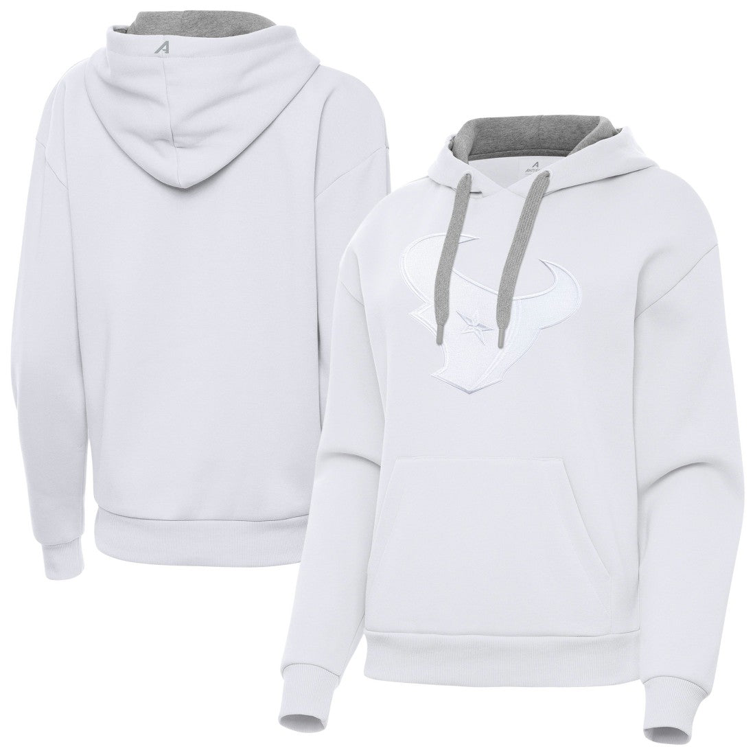 Houston Texans Antigua Women's Victory Pullover Hoodie - White - NFL