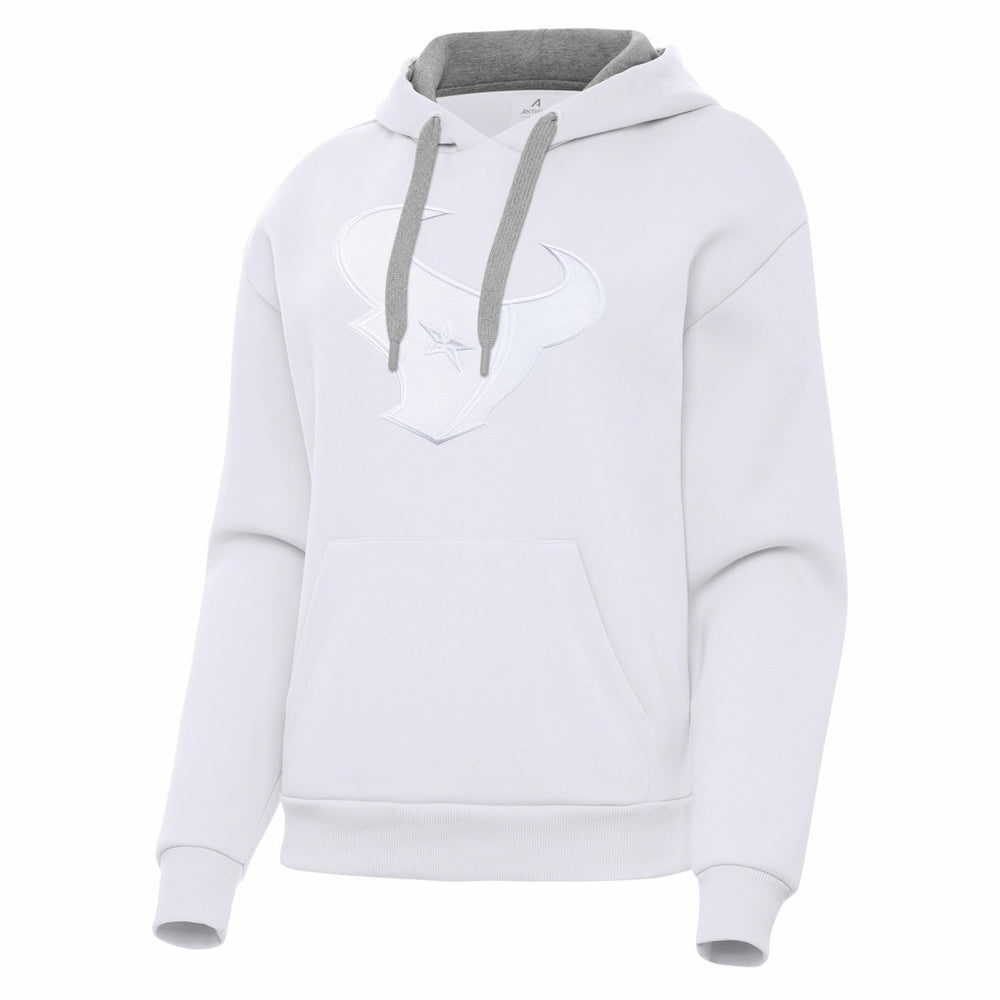 Houston Texans Antigua Women's Victory Pullover Hoodie - White - NFL
