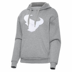 Houston Texans Antigua Women's Victory Pullover Hoodie - Heather Gray - NFL