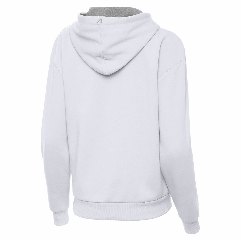 Jacksonville Jaguars Antigua Women's Victory Pullover Hoodie - White - NFL