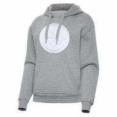 Pittsburgh Steelers Antigua Women's Victory Pullover Hoodie - Heather Gray - NFL