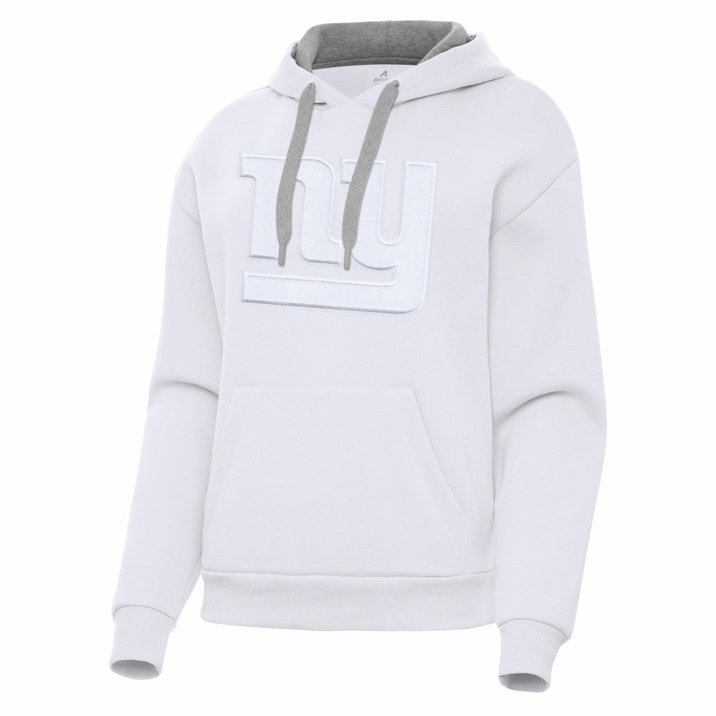 New York Giants Antigua Women's Victory Pullover Hoodie - White - NFL