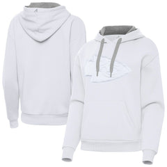 Kansas City Chiefs Antigua Women's Victory Pullover Hoodie - White - NFL