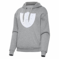 Las Vegas Raiders Antigua Women's Victory Pullover Hoodie - Heather Gray - NFL