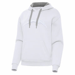 Los Angeles Chargers Antigua Women's Victory Pullover Hoodie - White - NFL
