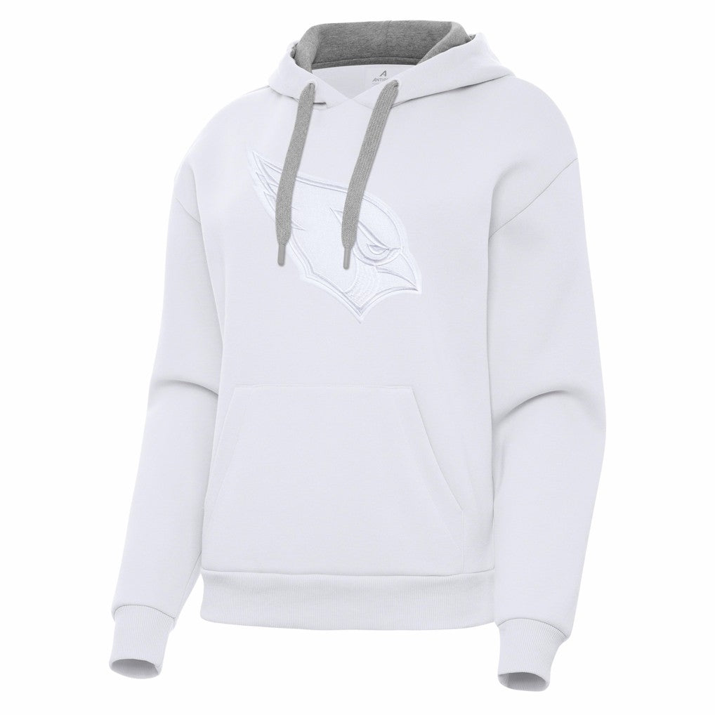 Arizona Cardinals Antigua Women's Victory Pullover Hoodie - White - NFL