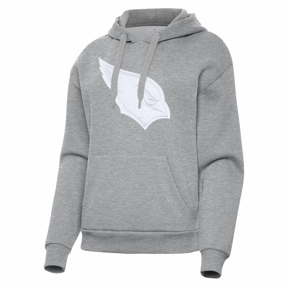 Arizona Cardinals Antigua Women's Victory Pullover Hoodie - Heather Gray - NFL