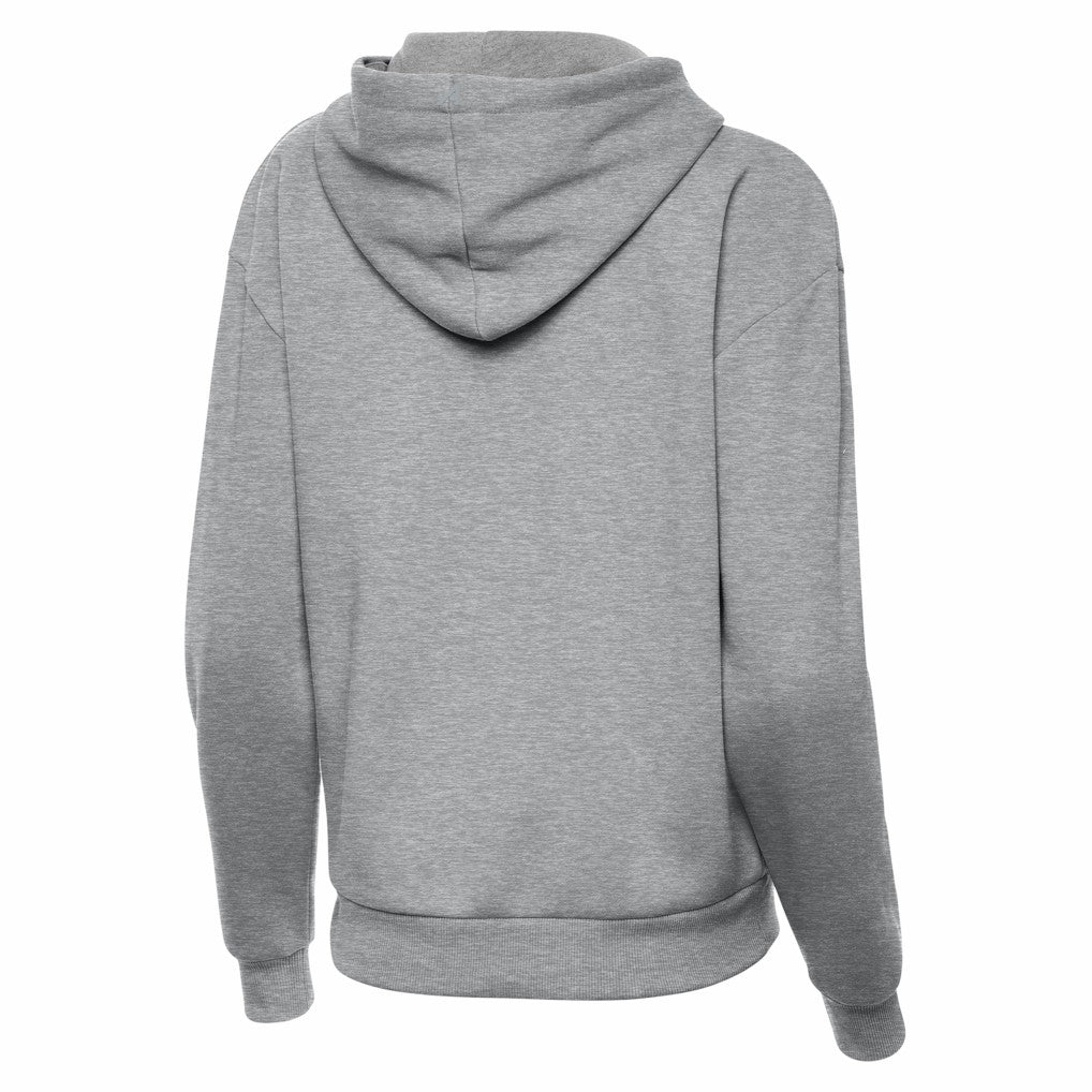 Baltimore Ravens Antigua Women's Victory Pullover Hoodie - Heather Gray - NFL