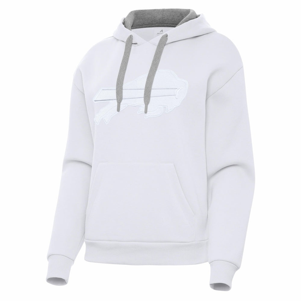 Buffalo Bills Antigua Women's Victory Pullover Hoodie - White - NFL