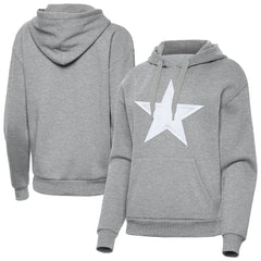 Dallas Cowboys Antigua Women's Victory Pullover Hoodie - Heather Gray - NFL