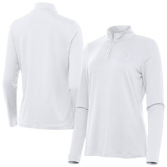 Indianapolis Colts Antigua Women's Reprocess Quarter-Zip Top - White - NFL