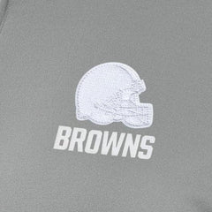 Cleveland Browns Antigua Women's Reprocess Quarter-Zip Top - Gray - NFL