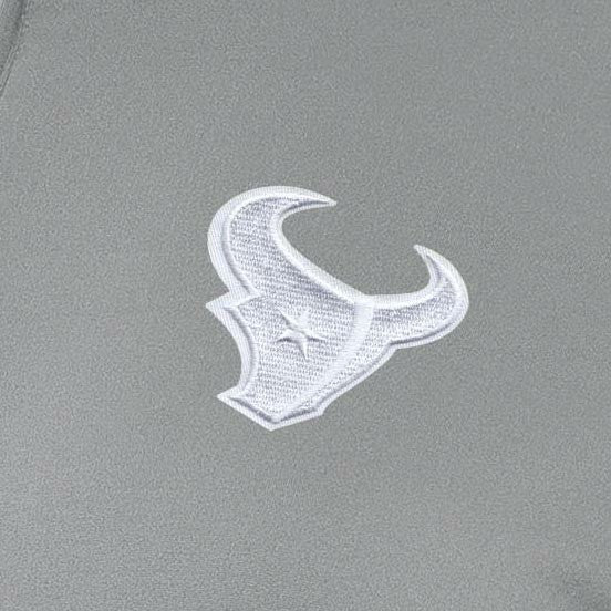 Houston Texans Antigua Women's Reprocess Quarter-Zip Top - Gray - NFL