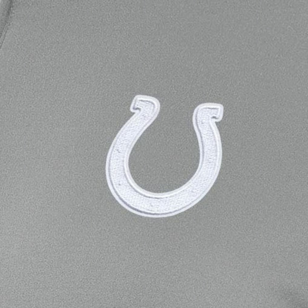 Indianapolis Colts Antigua Women's Reprocess Quarter-Zip Top - Gray - NFL