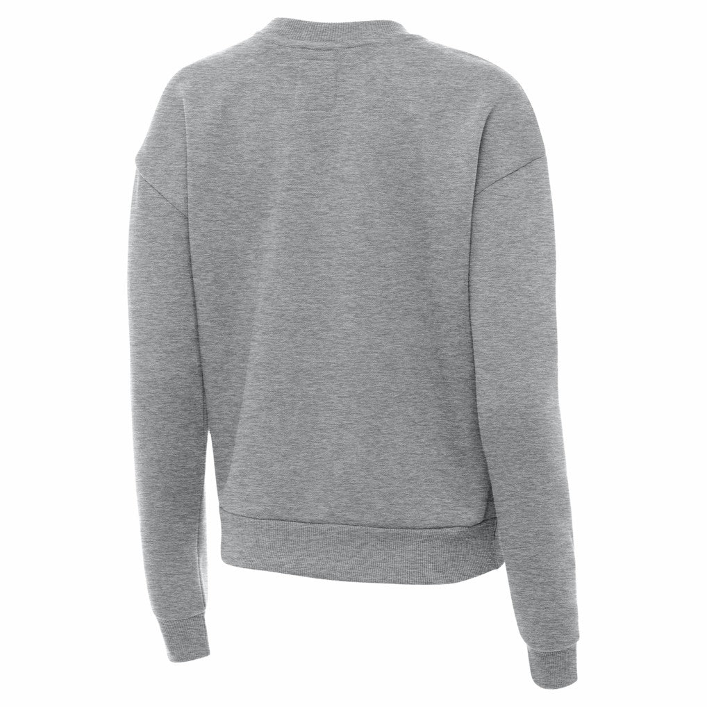 Washington Commanders Antigua Women's Victory Crew Pullover Sweatshirt - Heather Gray - NFL