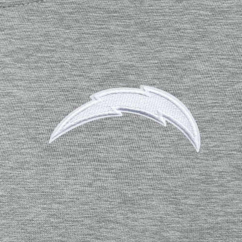 Los Angeles Chargers Antigua Women's Victory Crew Pullover Sweatshirt - Heather Gray - NFL