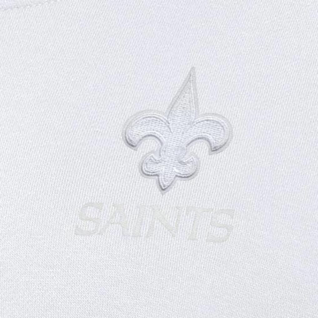 New Orleans Saints Antigua Women's Victory Crew Pullover Sweatshirt - White - NFL