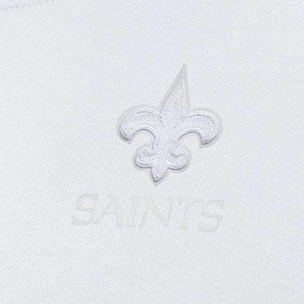 New Orleans Saints Antigua Women's Victory Crew Pullover Sweatshirt - White - NFL