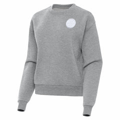 Pittsburgh Steelers Antigua Women's Victory Crew Pullover Sweatshirt - Heather Gray - NFL
