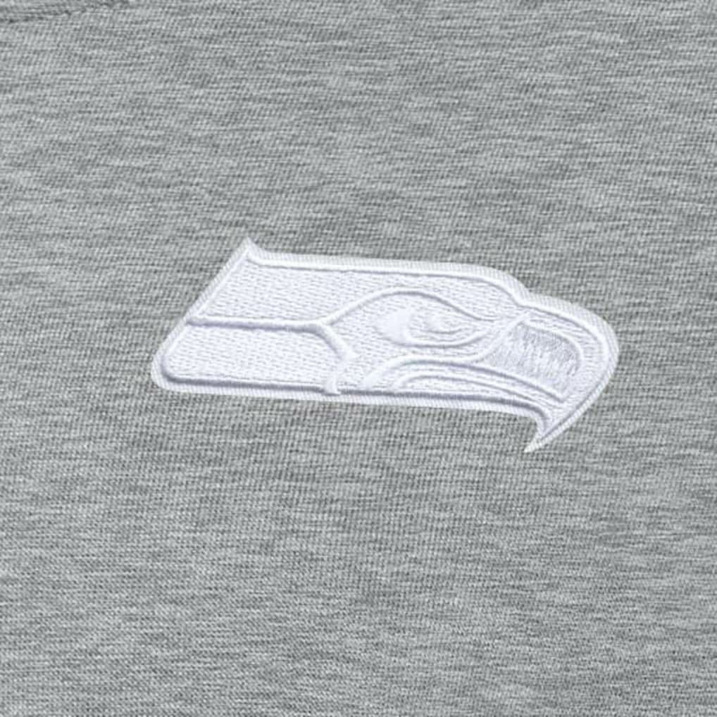 Seattle Seahawks Antigua Women's Victory Crew Pullover Sweatshirt - Heather Gray - NFL
