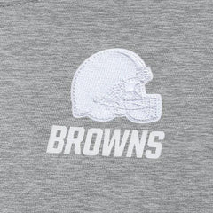 Cleveland Browns Antigua Women's Victory Crew Pullover Sweatshirt - Heather Gray - NFL