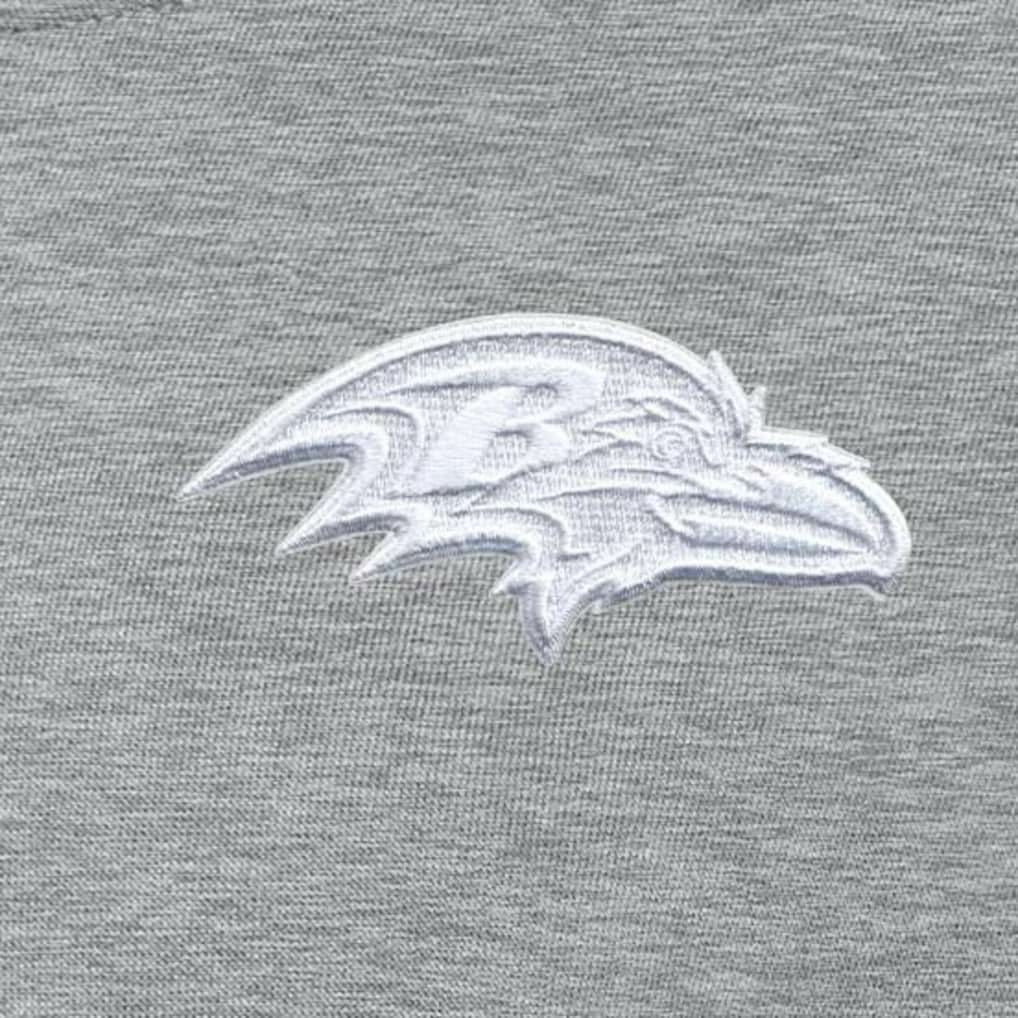 Baltimore Ravens Antigua Women's Victory Crew Pullover Sweatshirt - Heather Gray - NFL