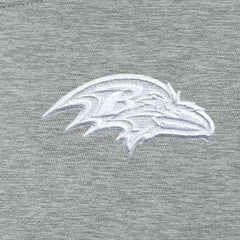 Baltimore Ravens Antigua Women's Victory Crew Pullover Sweatshirt - Heather Gray - NFL