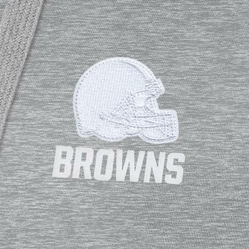 Cleveland Browns Antigua Women's Victory Pullover Hoodie - Heather Gray - NFL