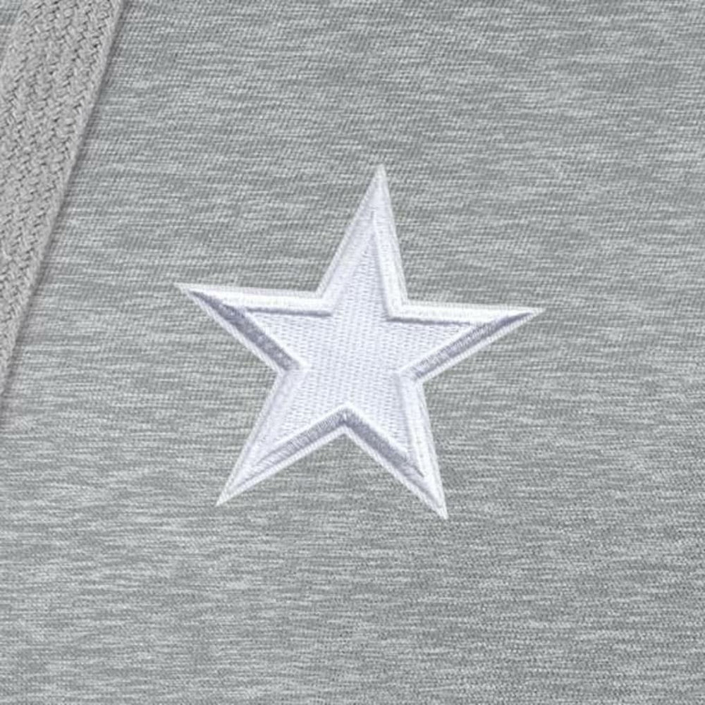 Dallas Cowboys Antigua Women's Victory Pullover Hoodie - Heather Gray - NFL