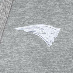 New England Patriots Antigua Women's Victory Pullover Hoodie - Heather Gray - NFL