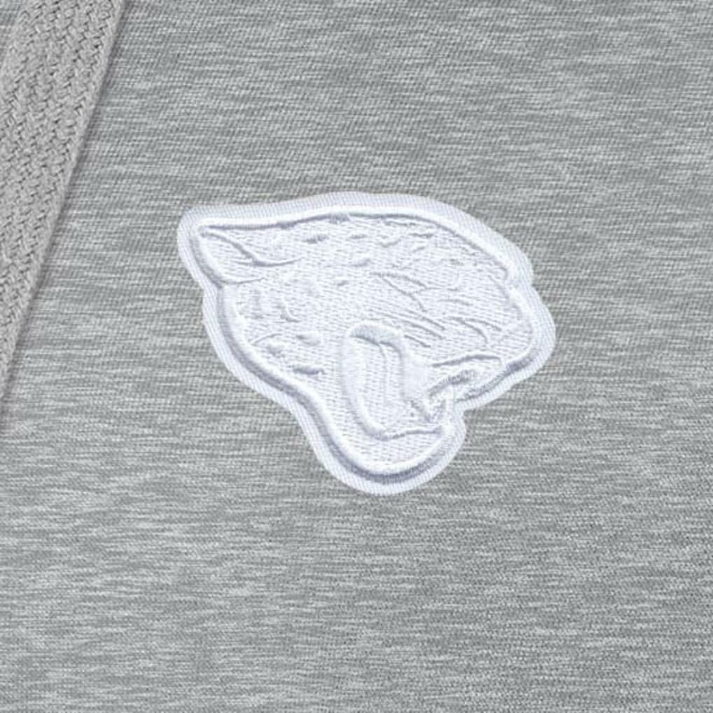 Jacksonville Jaguars Antigua Women's Victory Pullover Hoodie - Heather Gray - NFL