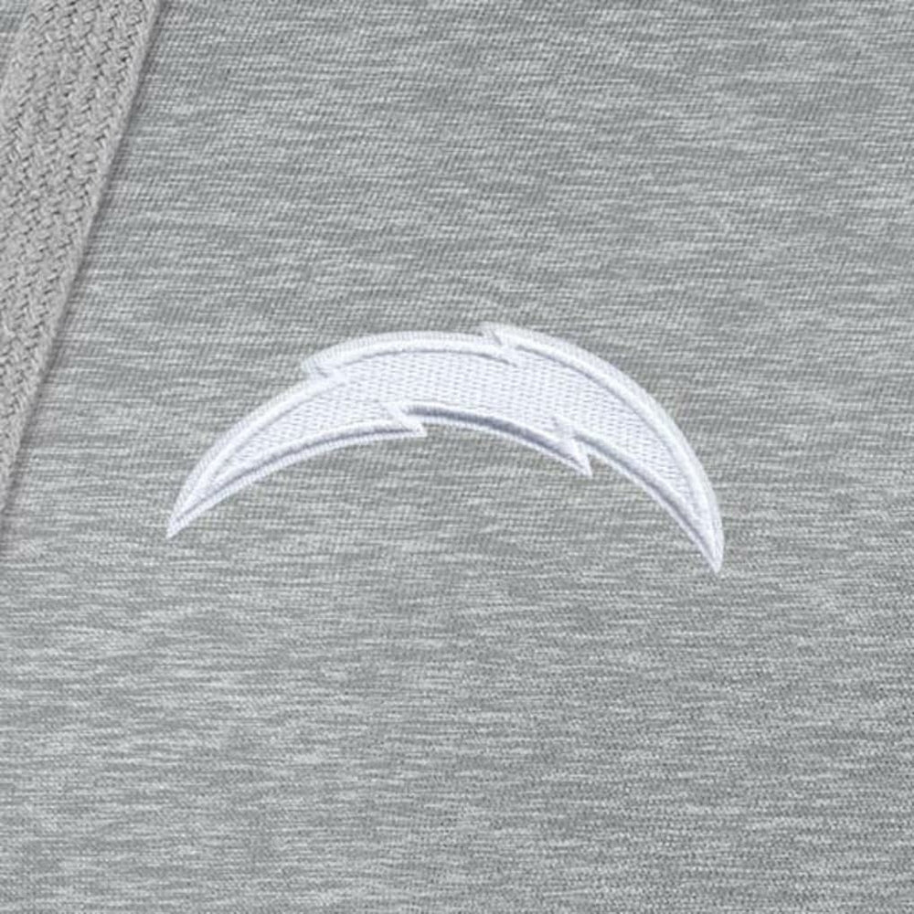 Los Angeles Chargers Antigua Women's Victory Pullover Hoodie - Heather Gray - NFL