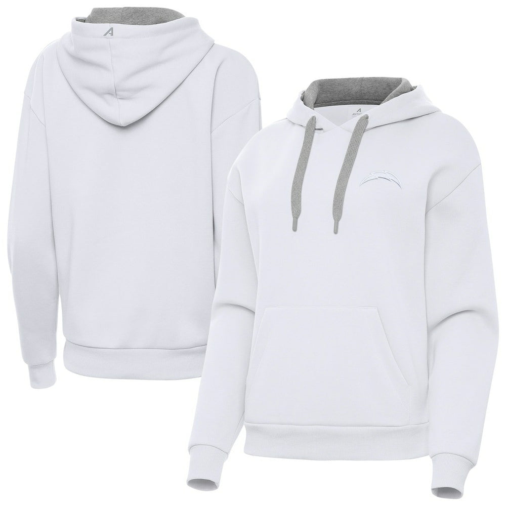 Los Angeles Chargers Antigua Women's Victory Pullover Hoodie - White - NFL