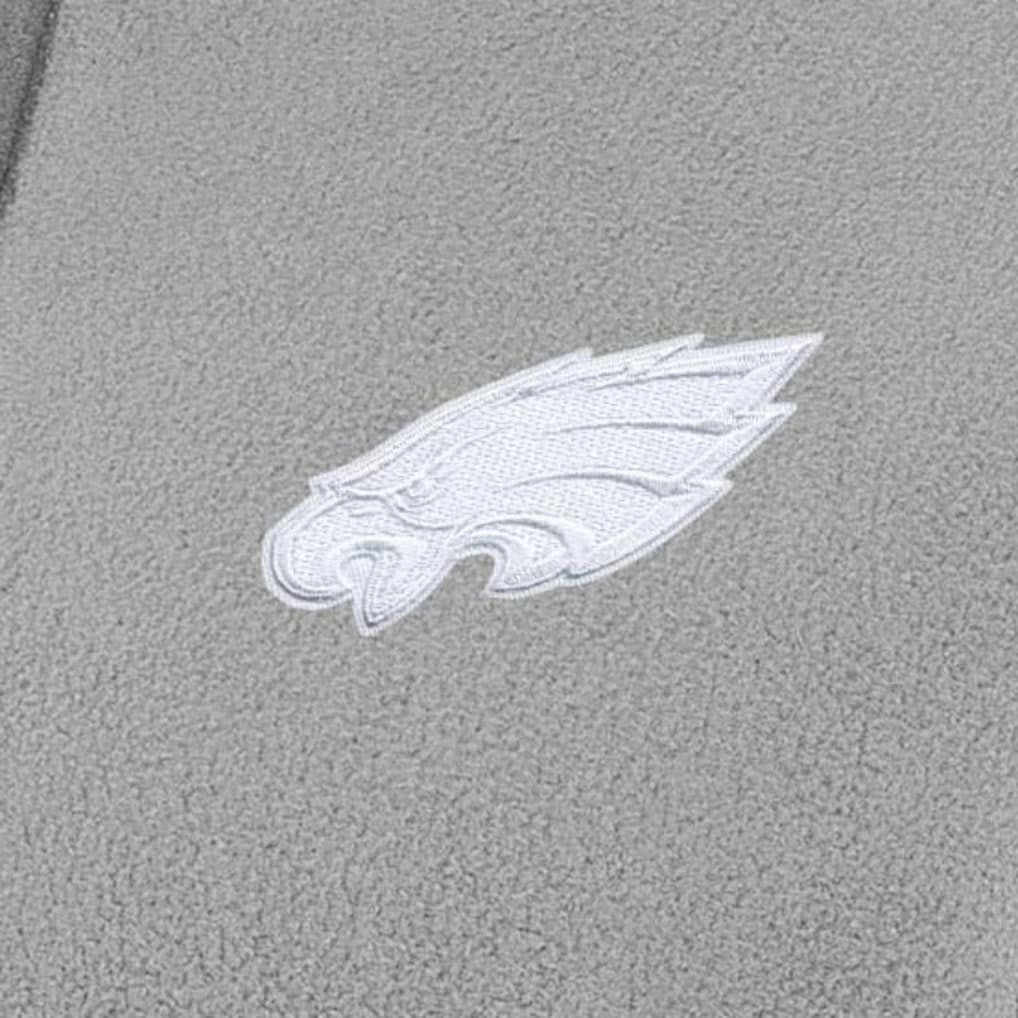 Philadelphia Eagles Antigua Women's Figure Half-Zip Sweatshirt - Gray - NFL