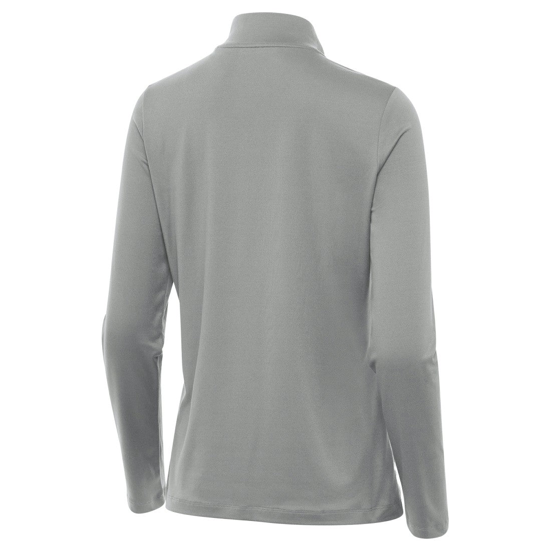 Detroit Lions Antigua Women's Reprocess Quarter-Zip Top - Gray - NFL