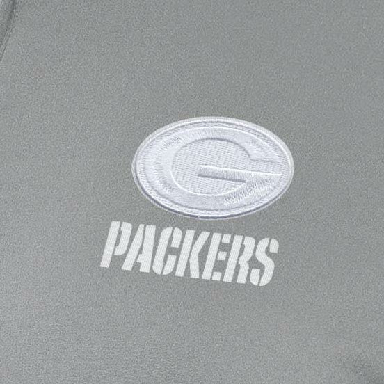 Green Bay Packers Antigua Women's Reprocess Quarter-Zip Top - Gray - NFL