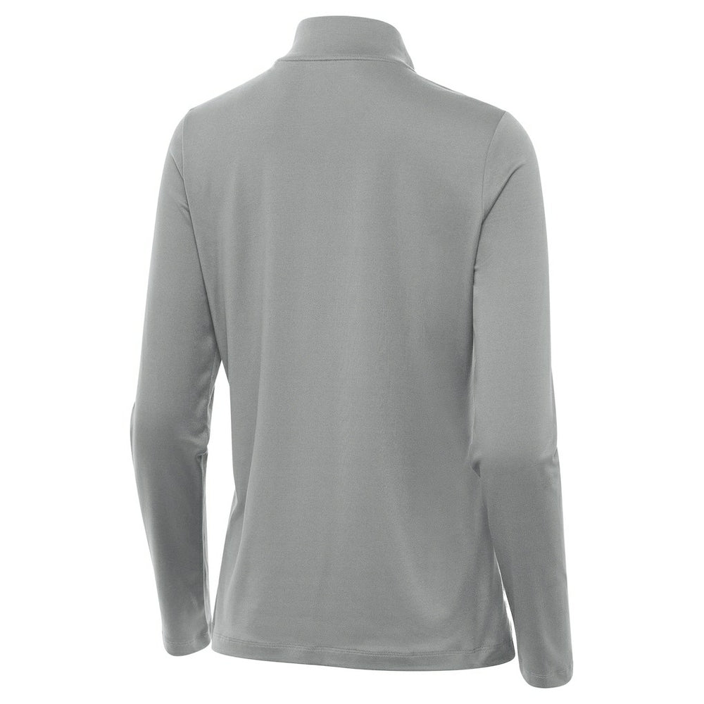 Buffalo Bills Antigua Women's Reprocess Quarter-Zip Top - Gray - NFL