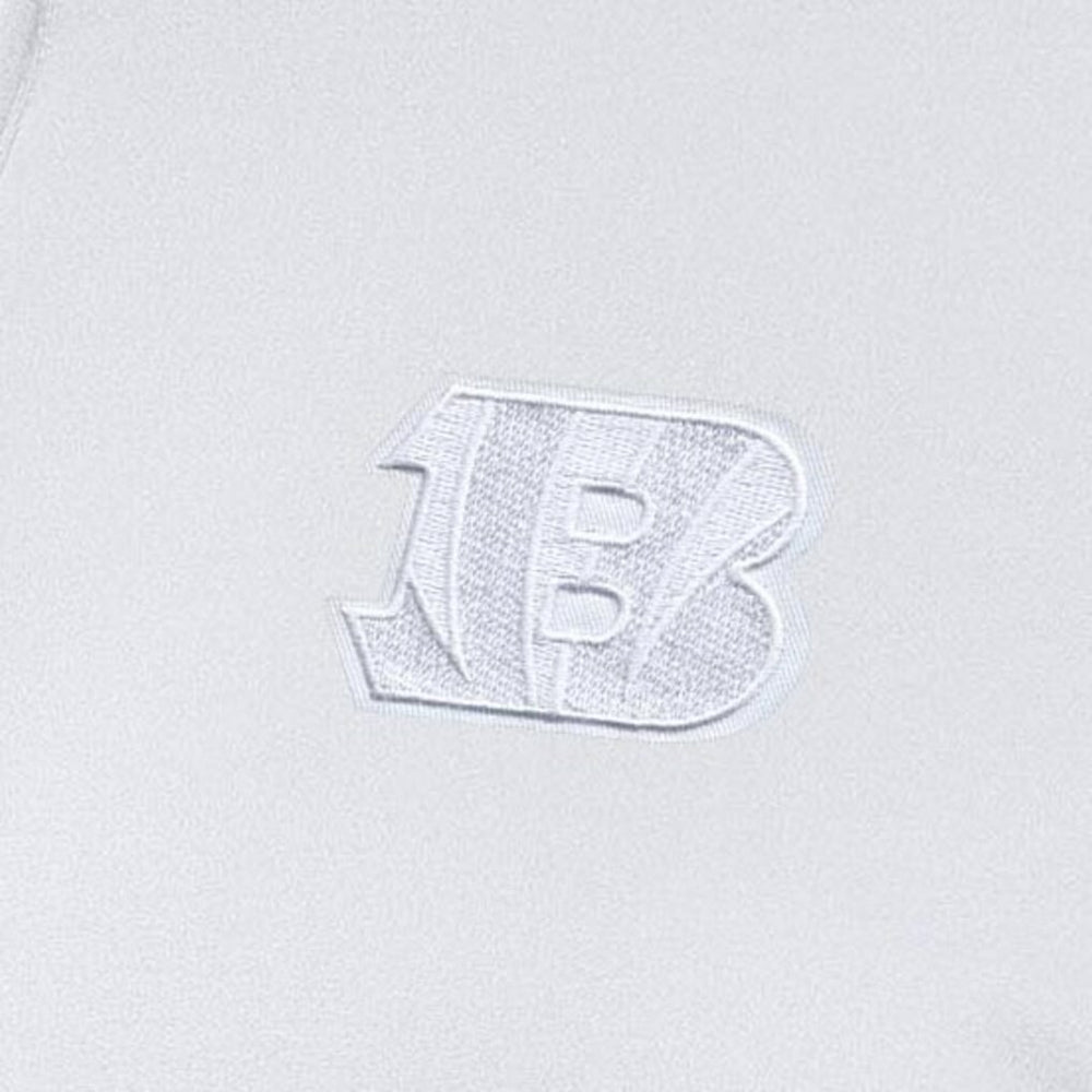 Cincinnati Bengals Antigua Women's Reprocess Quarter-Zip Top - White - NFL