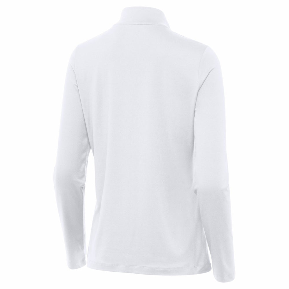 Philadelphia Eagles Antigua Women's Reprocess Quarter-Zip Top - White - NFL