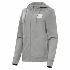 Cincinnati Bengals Antigua Women's Seeker Full-Zip Hoodie Jacket - Heather Gray - NFL