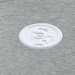 San Francisco 49ers Antigua Women's Victory Crew Pullover Sweatshirt - Heather Gray - NFL