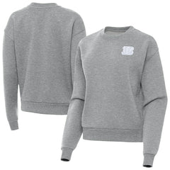 Cincinnati Bengals Antigua Women's Victory Crew Pullover Sweatshirt - Heather Gray - NFL