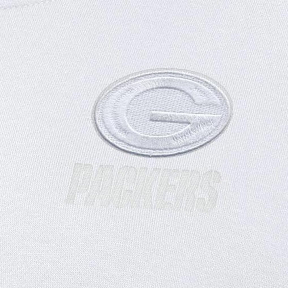 Green Bay Packers Antigua Women's Victory Crew Pullover Sweatshirt - White - NFL