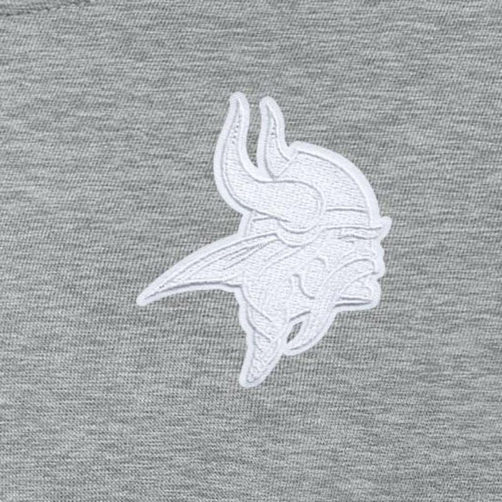 Minnesota Vikings Antigua Women's Victory Crew Pullover Sweatshirt - Heather Gray - NFL