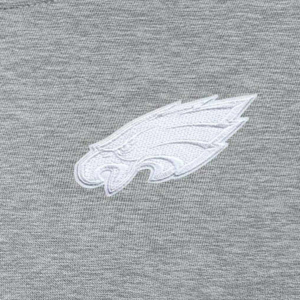Philadelphia Eagles Antigua Women's Victory Crew Pullover Sweatshirt - Heather Gray - NFL