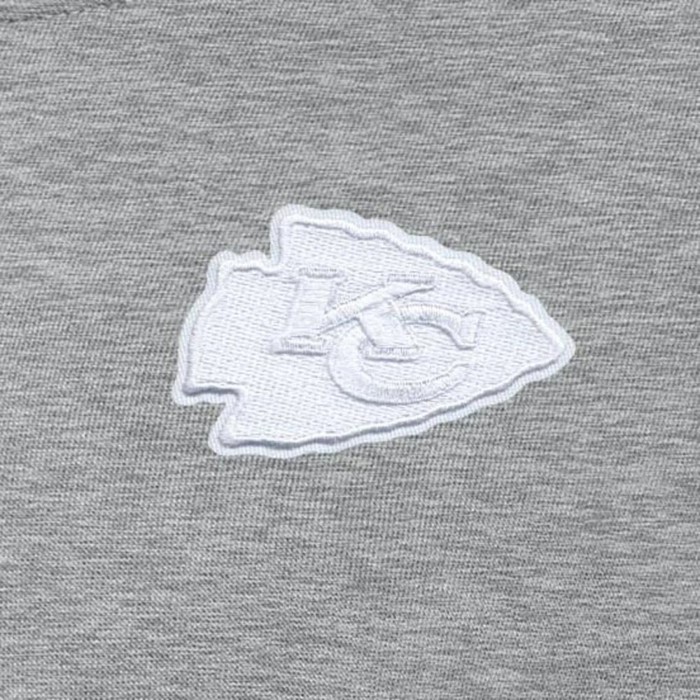 Kansas City Chiefs Antigua Women's Victory Crew Pullover Sweatshirt - Heather Gray - NFL