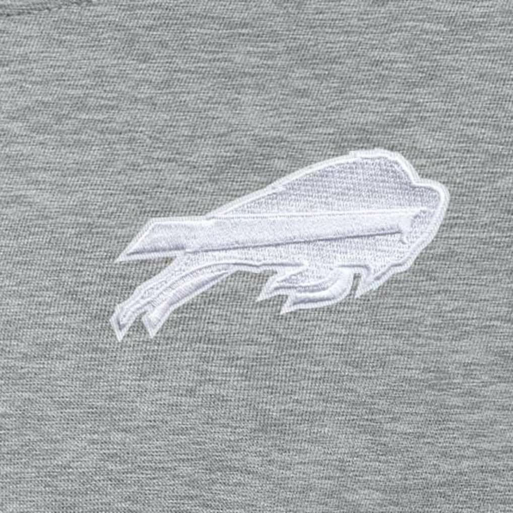 Buffalo Bills Antigua Women's Victory Crew Pullover Sweatshirt - Heather Gray - NFL